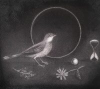 長谷川潔「時」國井正人作