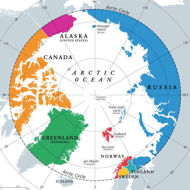 北極圏地図